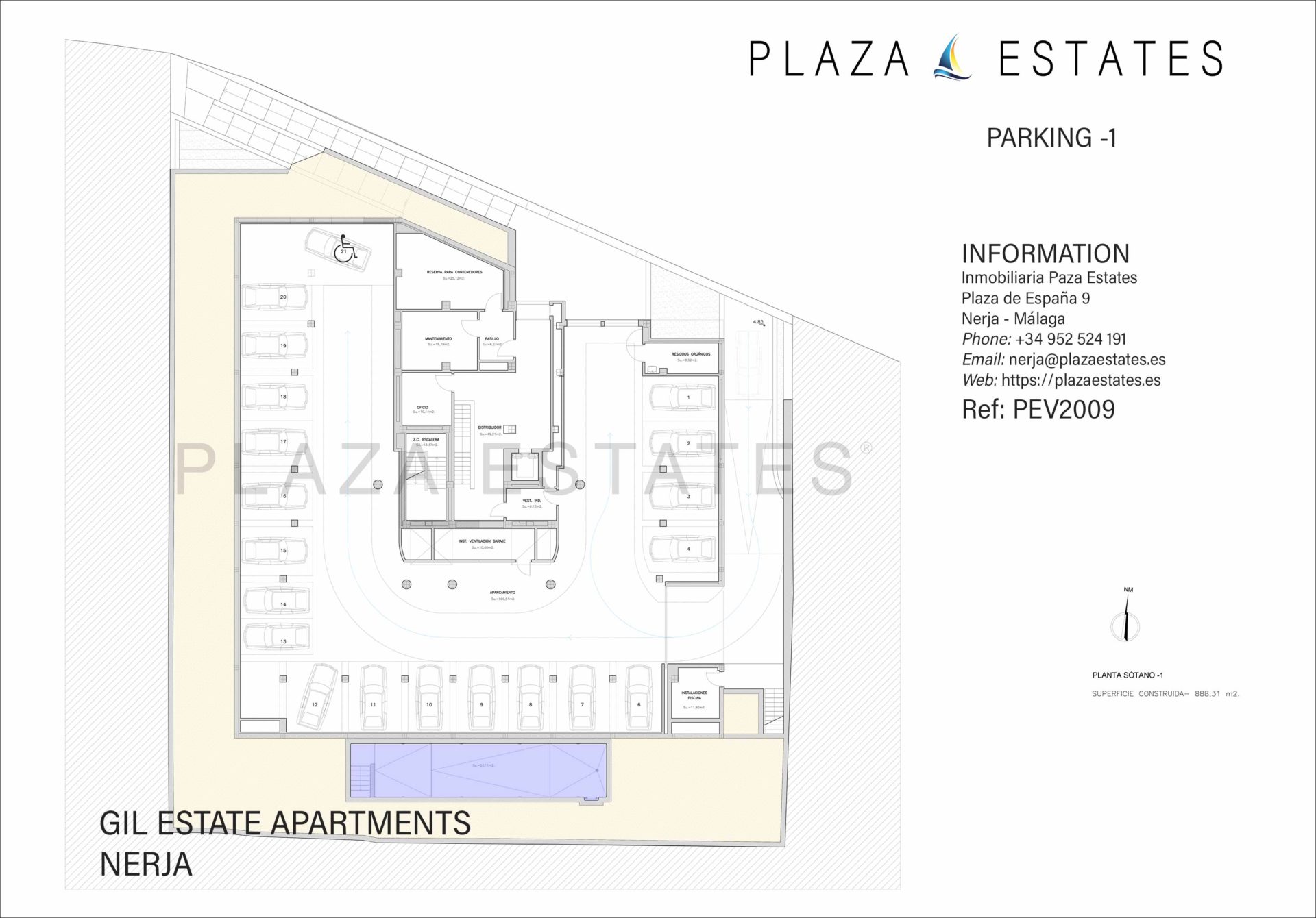 Gil Estate Apartments for sale in Nerja sotano-1